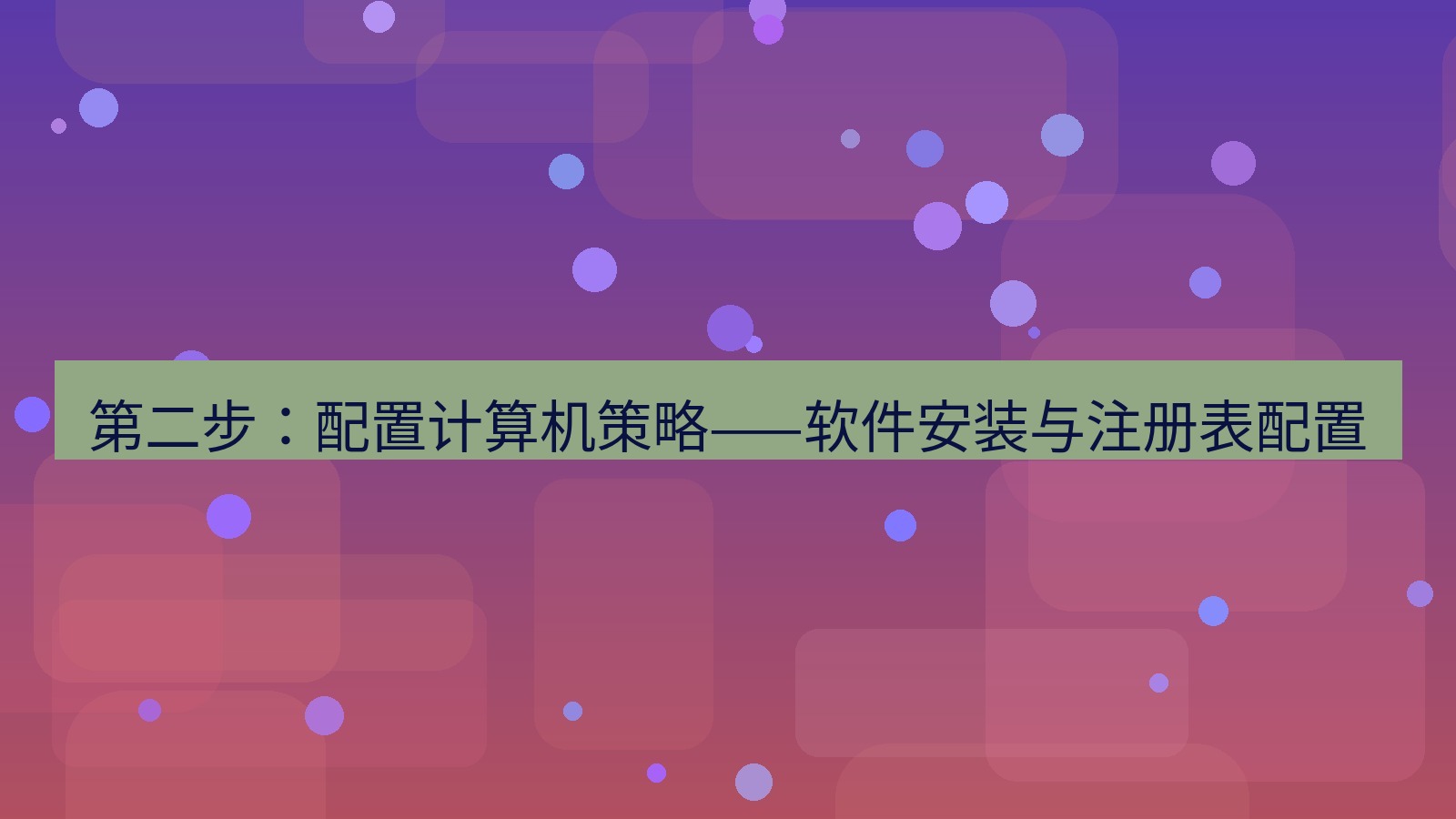 xchat电脑版 第二步：配置计算机策略——软件安装与注册表配置