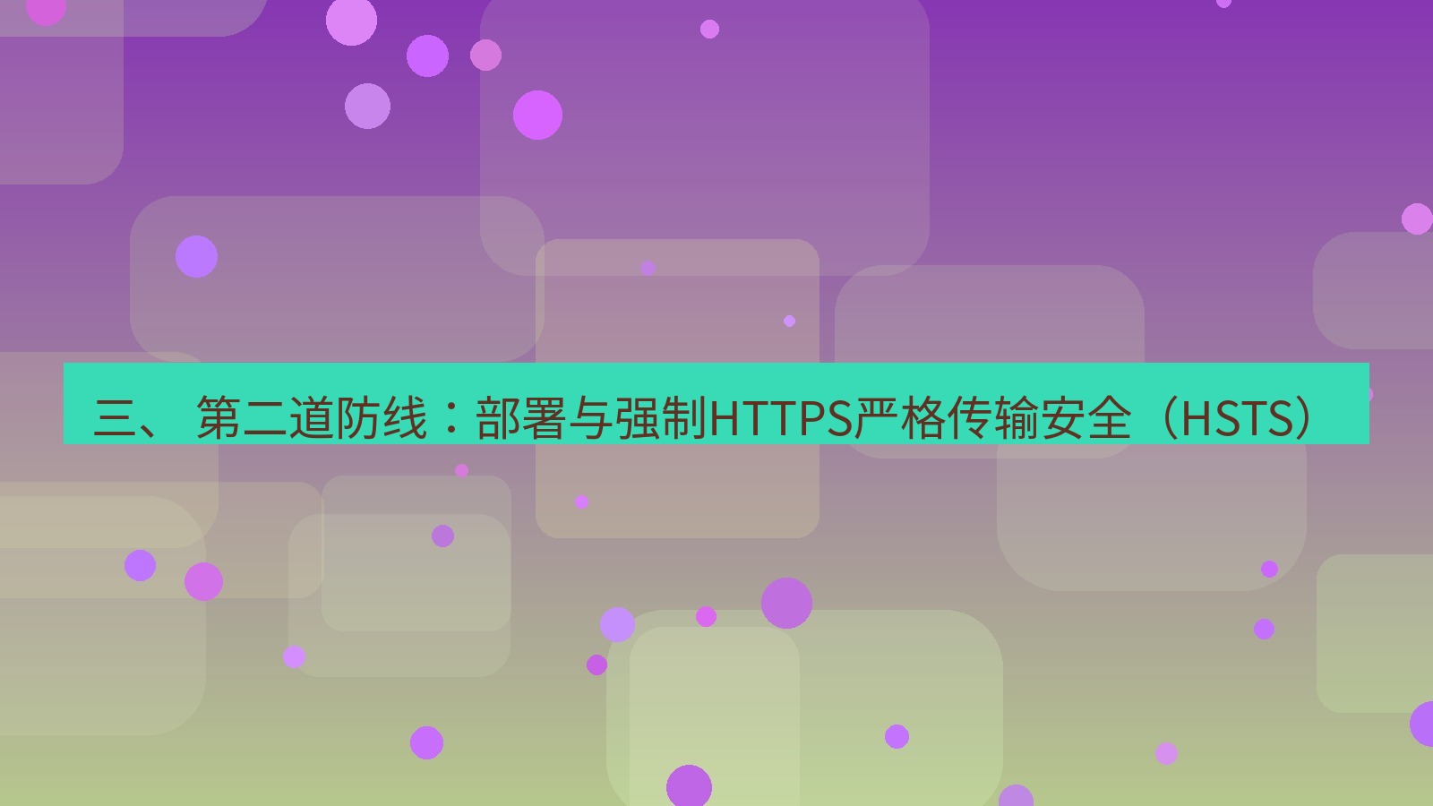 xchat电脑版 三、 第二道防线：部署与强制HTTPS严格传输安全（HSTS）